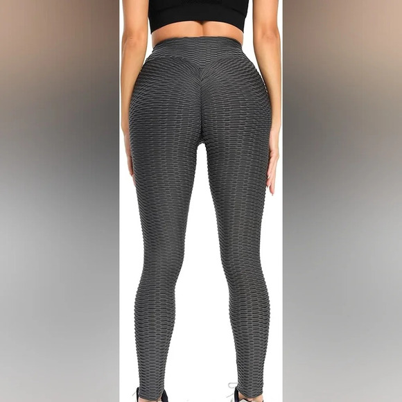 Vintage-Anti Cellulite Textured Lifting  Leggings - Picture 6 of 9